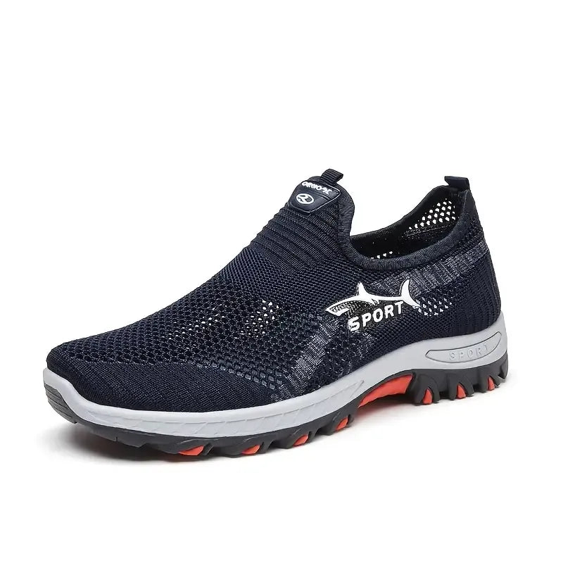 Men's Breathable Mesh Slip-On Trainers – Arch Support, Lightweight, Non-Slip Rubber Sole – image 2