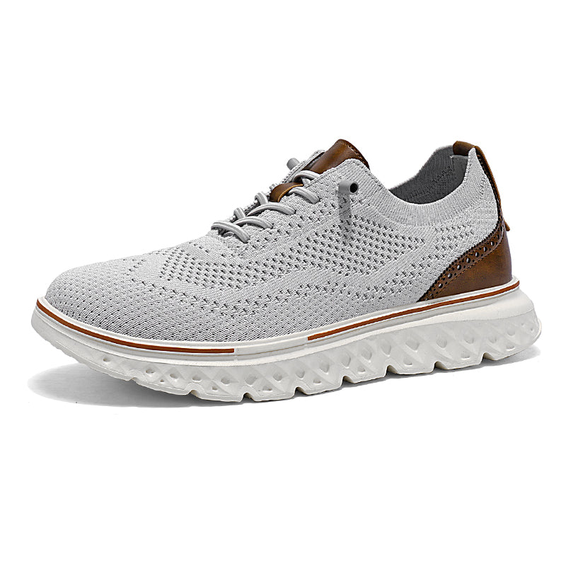 Men’s Knit Oxford Shoes – Lightweight Breathable Dress Sneakers – image 2