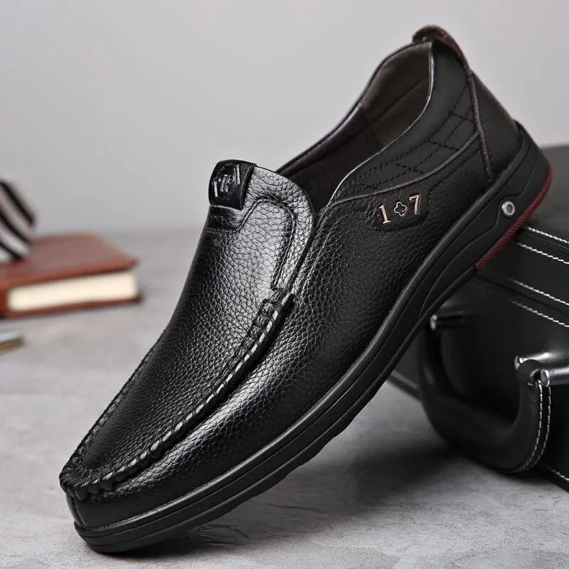 Men’s Leather Slip-On Loafers – Classic Comfort Meets Everyday Elegance – image 2