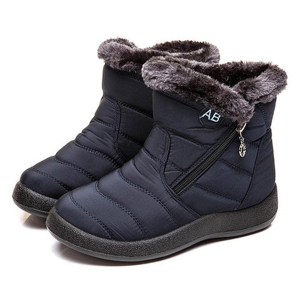 Women's Water-Resistant Winter Snow Boots – Faux Fur and Wool Blend Lining, Side Zip, Non-Slip Sole – image 2