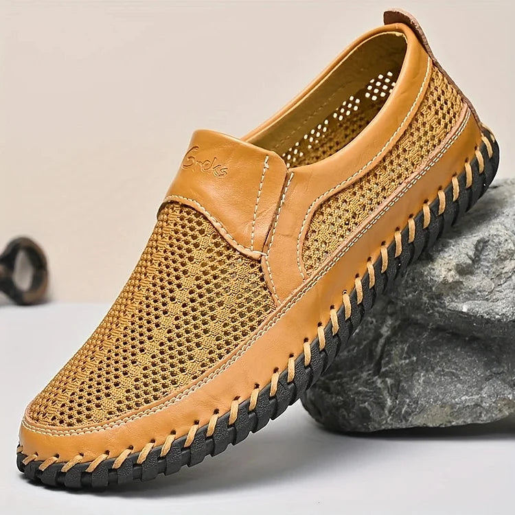 Men's Breathable Casual Leather Loafers – image 2