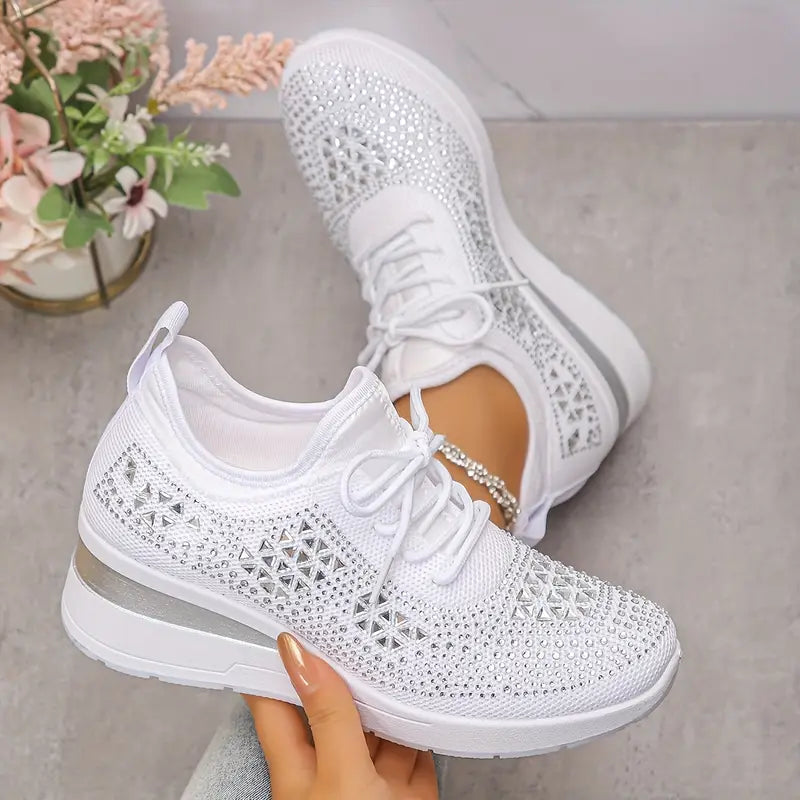 Unisex Breathable Mesh Trainers – Cushioned Insoles, Arch Support, Pull-Tab Heel, Slip-Resistant