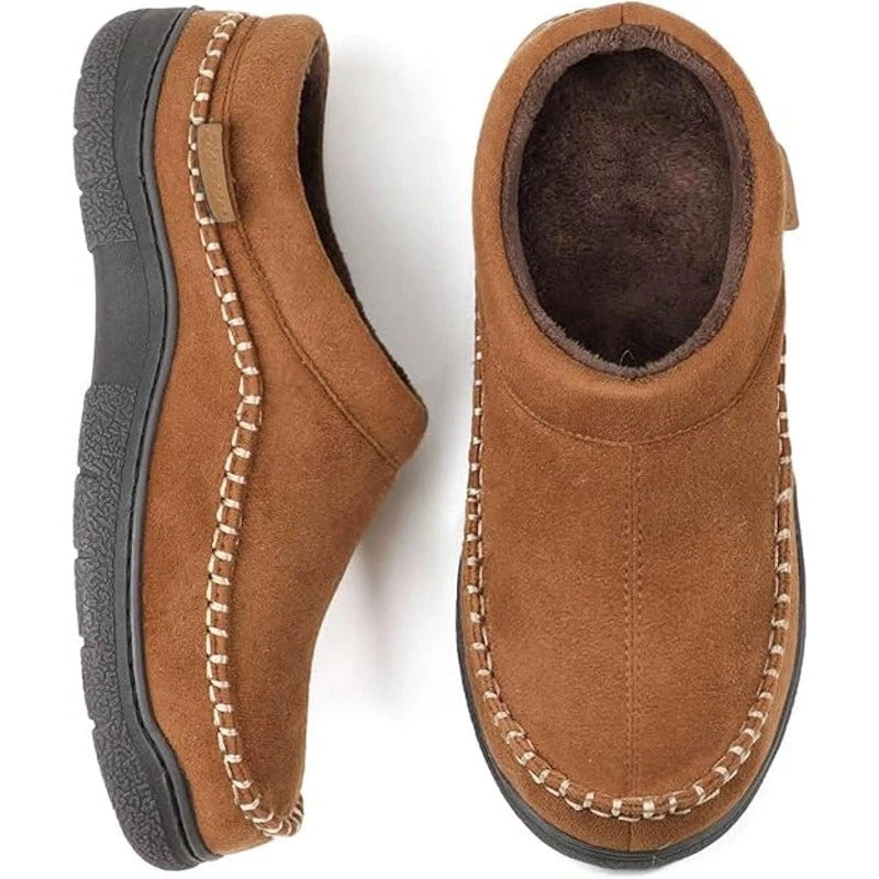 Men’s Memory Foam House Slippers – Warm Fleece | Arch Support | Wide Fit – image 2