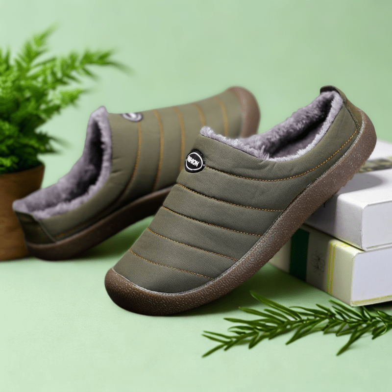 Unisex Fleece Lined Winter Clogs – Water-Resistant, Memory Foam Insole, Non-Slip Sole, Wide Fit – image 2