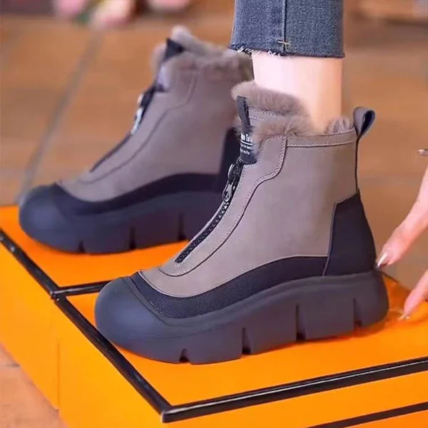 Women's Waterproof Warm Zipper Snow Boots – image 2