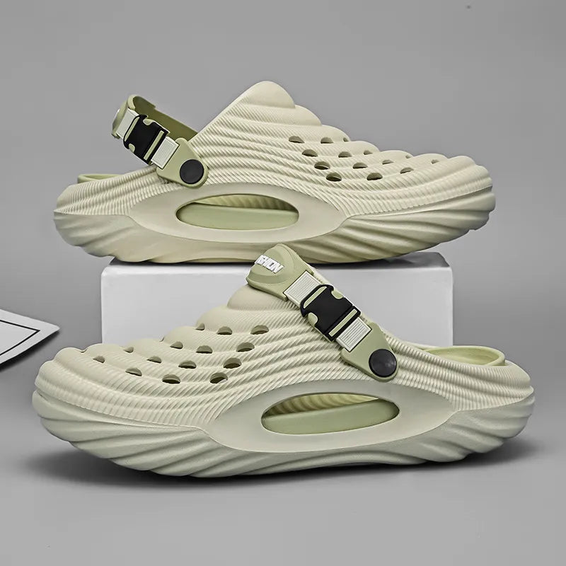Unisex Cushioned Clogs – Thick Shock-Absorbing Sole, Arch Support, Heel Strap, Lightweight – image 2