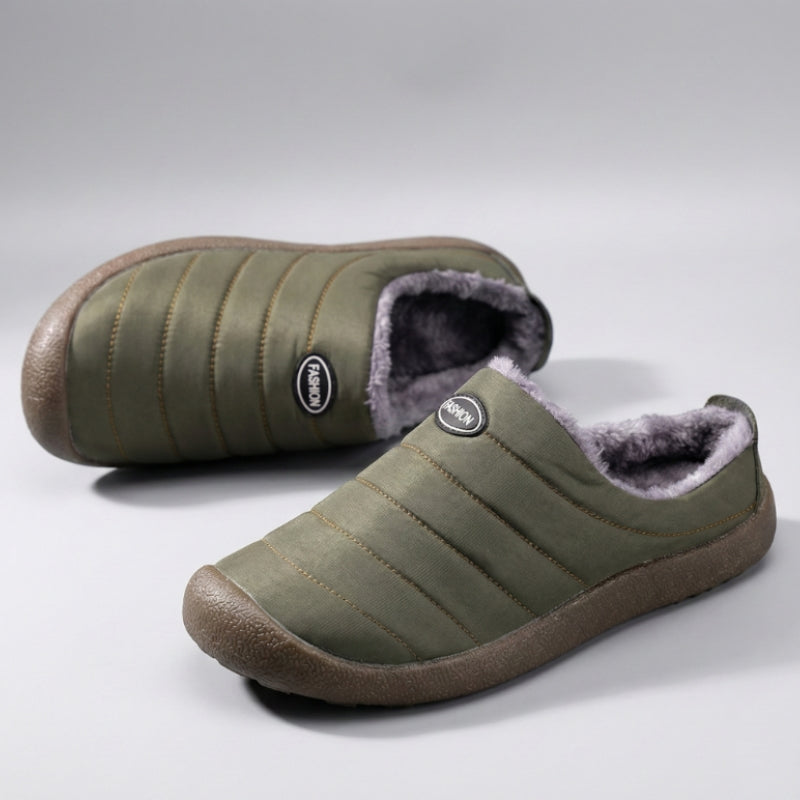 Unisex Warm Winter Clogs | Fleece-Lined Wide Toe Comfort Slippers – image 2