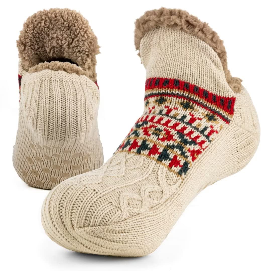 Warm Non-Slip Slipper Sock Slippers – Cozy Fleece House Socks for Women & Men – image 2