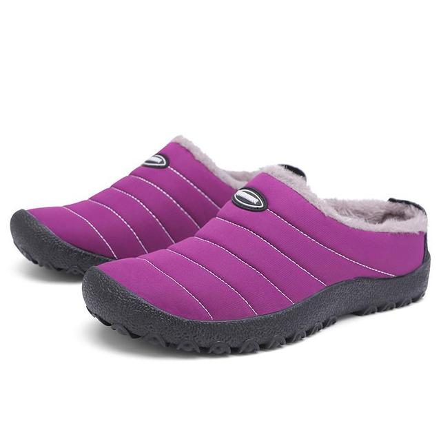 Men's Fur Lined Winter Sliders – Water-Resistant, Indoor and Outdoor, Cushioned Footbed – image 2