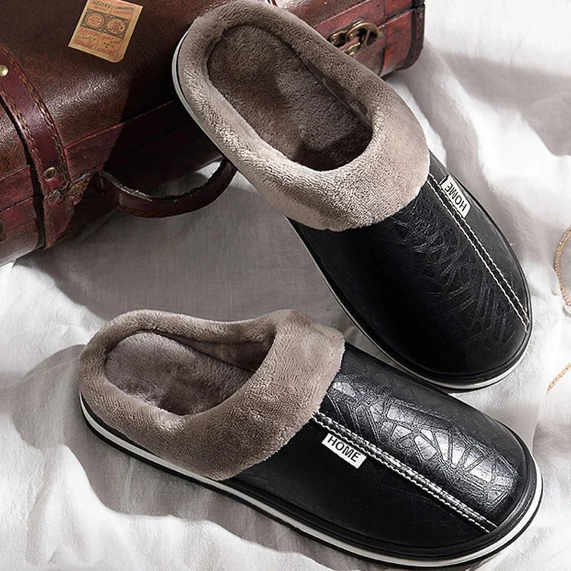 Elegant Leather Comfort Slides – image 2