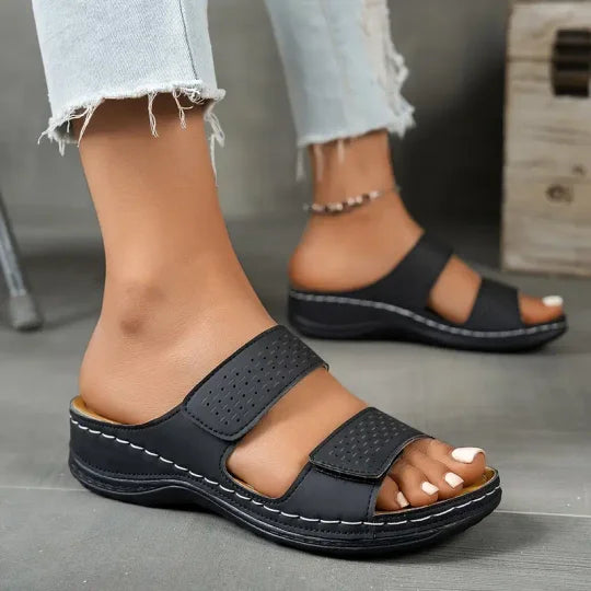 Women's Breathable Hollow Comfort Wedge Sandals – image 2