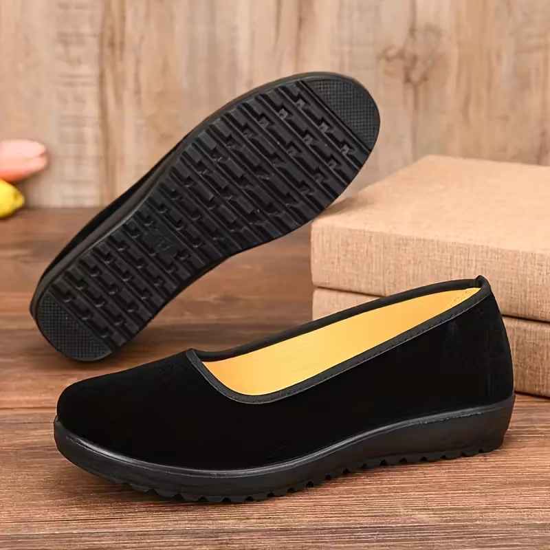 Women’s Round-Toe Elastic Slip-On Everyday Loafer Trainers – image 2