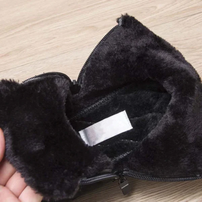 Men's Waterproof Warm Cotton Zipper Snow Ankle Boots – image 8