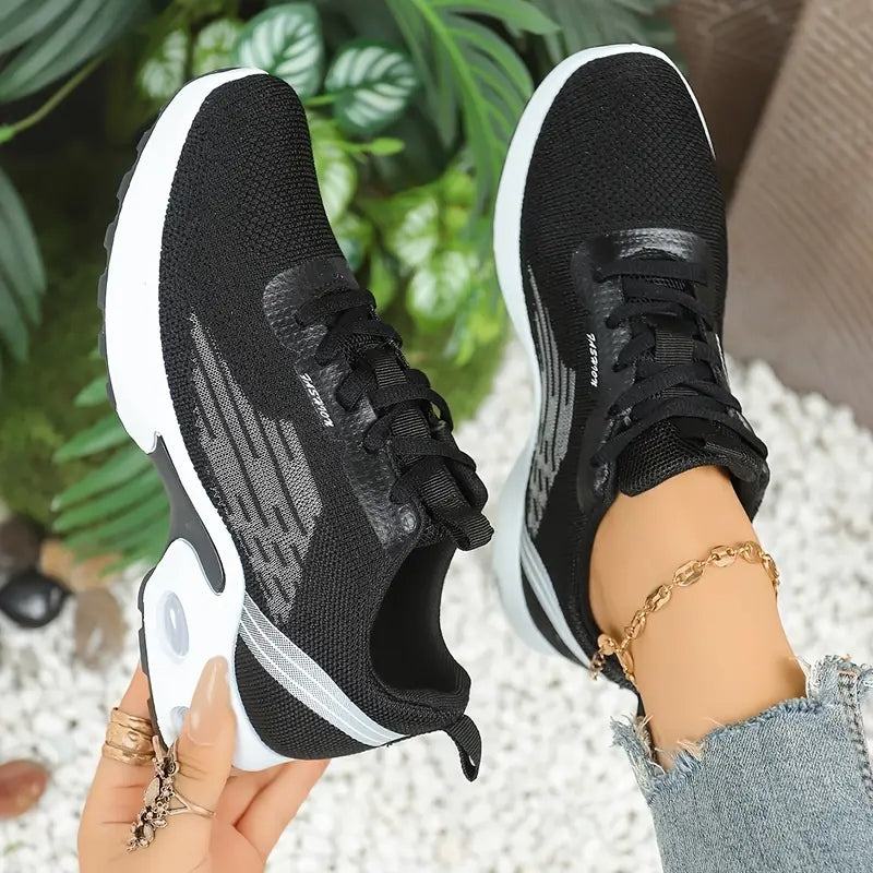 Women's Non-Slip Air Cushion Walking Trainers – Lightweight, Breathable Knit, Removable Insole – image 2