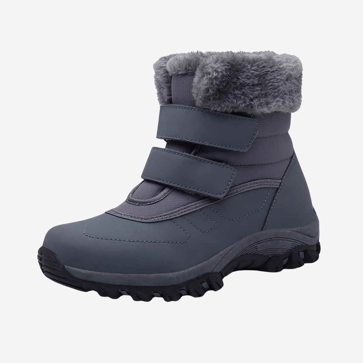 Frost Grip Waterproof Snow Boots – Wool Lined, Faux Fur Collar, Anti-Slip Sole – image 2