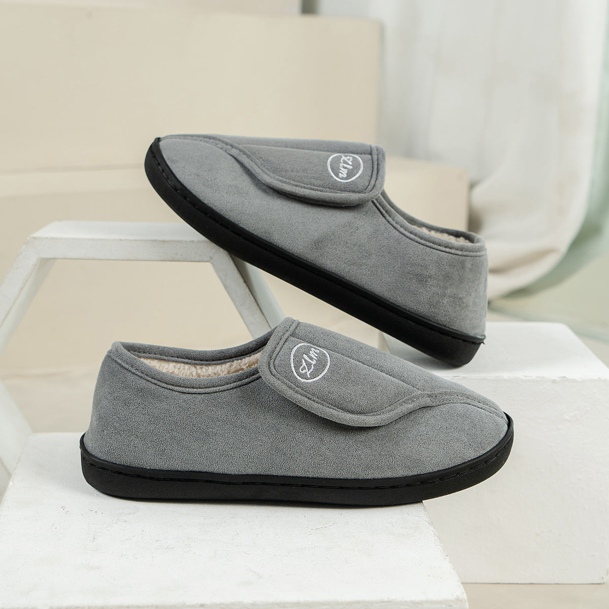 Women's Adjustable Wide Fit Slippers | Non-Slip Cosy Warm Fleece – image 11
