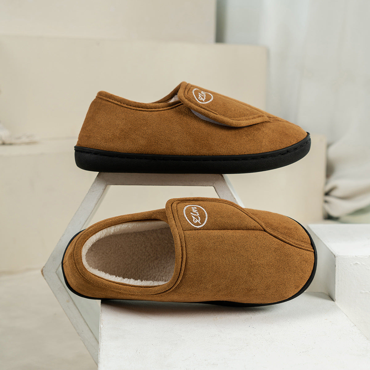 Women's Adjustable Wide Fit Slippers | Non-Slip Cosy Warm Fleece – image 7