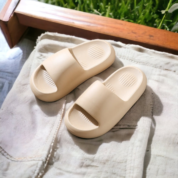 Unisex Thick Sole Sliders – Soft Cushioned Slides with Textured Footbed – image 2