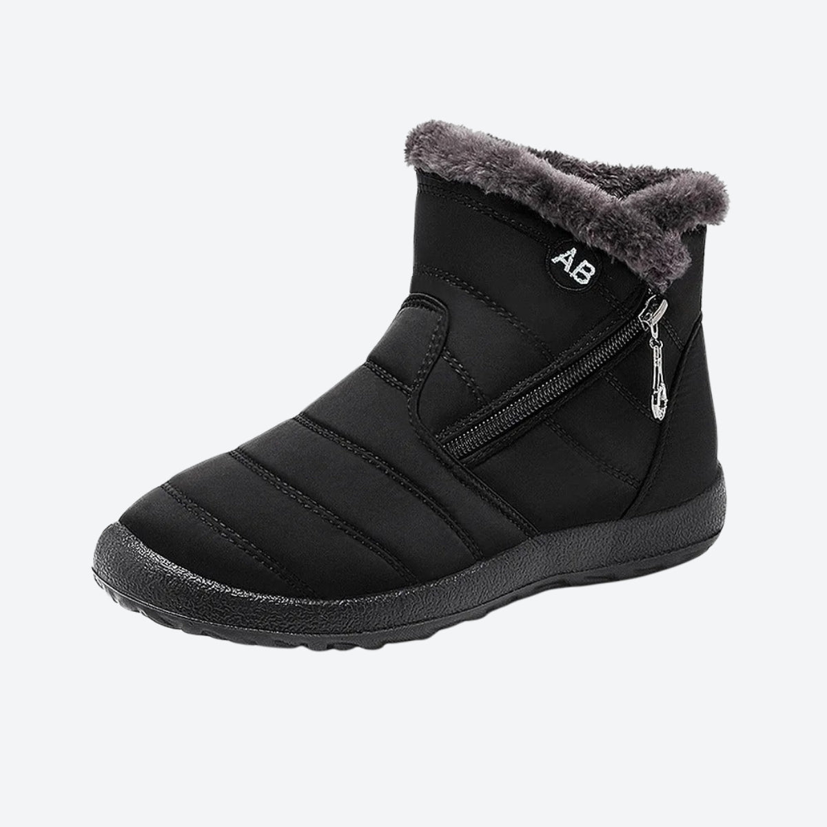 Polar Kick Waterproof Snow Boots – Wool Lined, Side Zip, Anti-Slip Sole