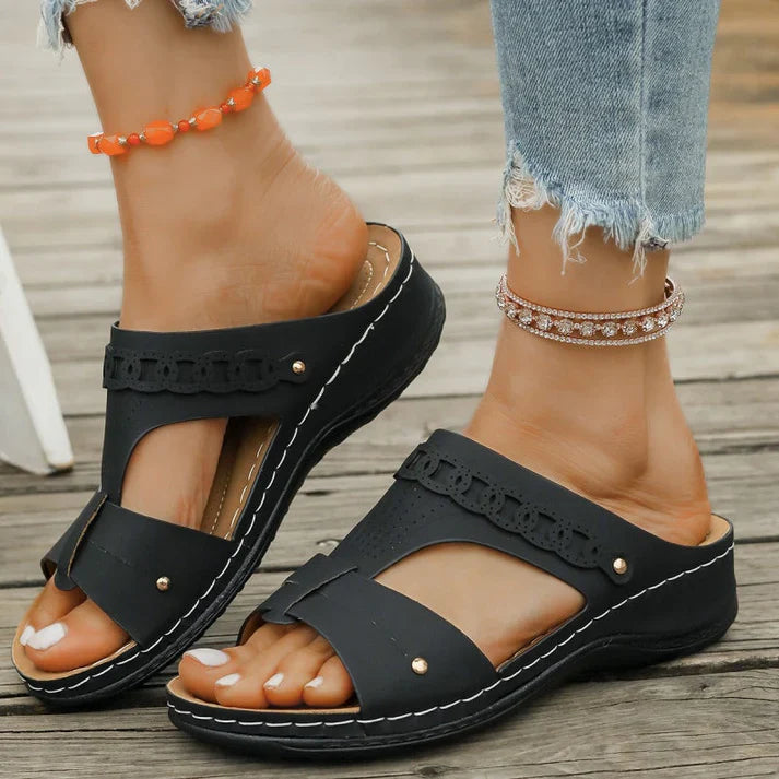 Women's Summer Platform Sandals with Stylish Cutout – image 2