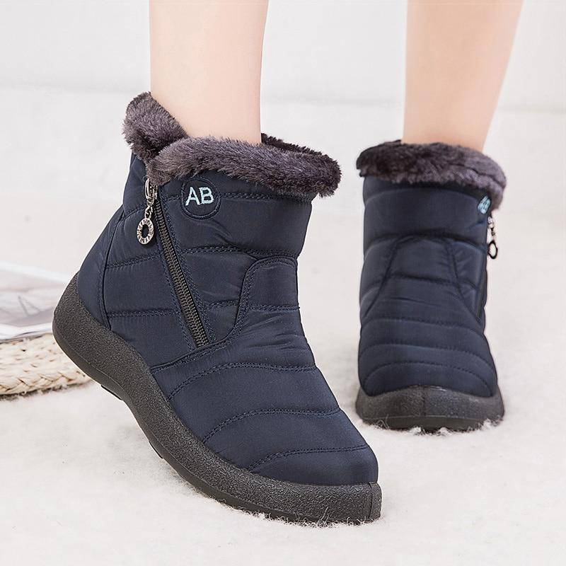 Polar Kick Waterproof Snow Boots – Wool Lined, Side Zip, Anti-Slip Sole – image 2
